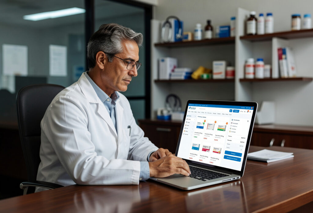 Compra de medicamentos com fornecedores nacionais para clínicas